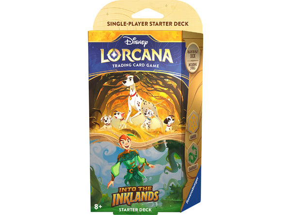 Disney Lorcana: Into the Inklands. Starter Deck - Amber & Emerald