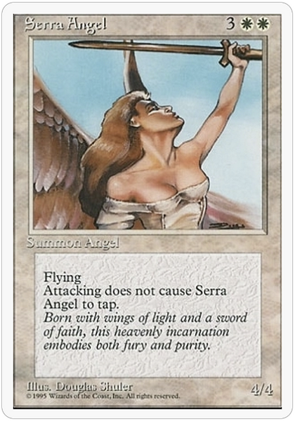 4th Edition (W): Serra Angel