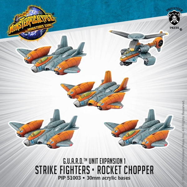 G.U.A.R.D Unit: Strike Fighter & Rocket Chopper