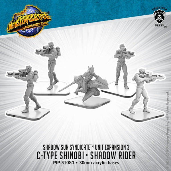 Shadow Sun Syndicate Units: C-Type Shinobi and Shadow Rider