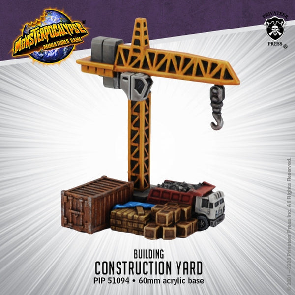 Monsterpocalypse Building - Construction Yard