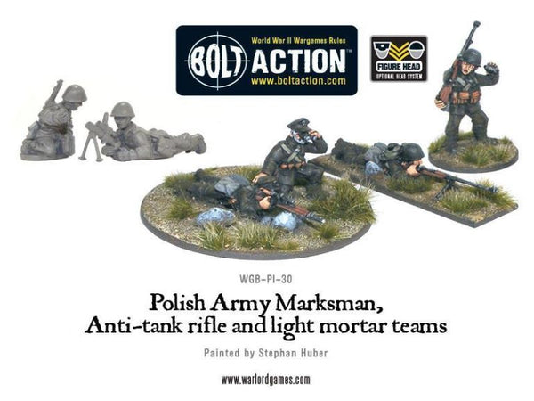 Bolt Action: Polish Army Marksmen, Anti-Tank Rifle & Light Mortar
