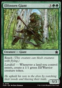 FDN 0103: Elfsworn Giant (C)