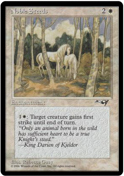 Alliances (W): Noble Steeds (Tree)