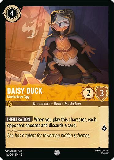 9FAB 011 Daisy Duck - Musketeer Spy (C)