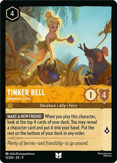 9FAB 012 Tinker Bell - Generous Fairy (U)
