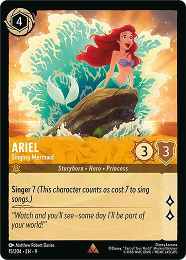 9FAB 015 Ariel - Singing Mermaid (R)