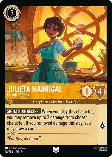 9FAB 018 Julieta Madrigal - Excellent Cook (U)