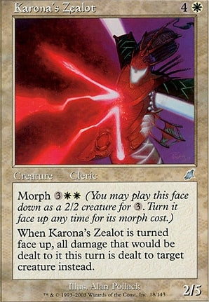 SCG 018 Karona's Zealot (U)