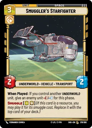 SHD 215/262 C: Smuggler’s Starfighter