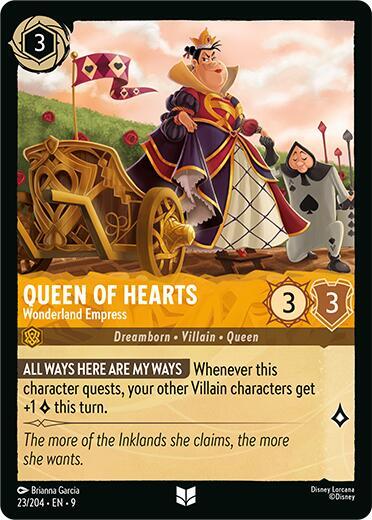 9FAB 023 Queen of Hearts - Wonderland Empress (U)