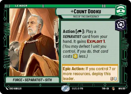 005/257 Count Dooku (C)