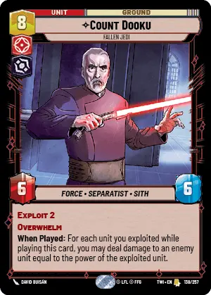 138/257 Count Dooku (R)