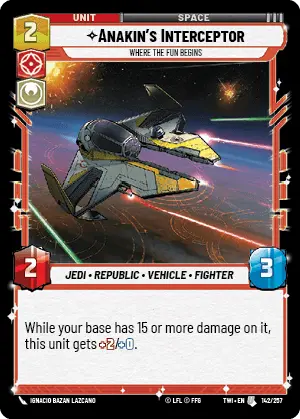 142/257 Anakin's Interceptor (U)