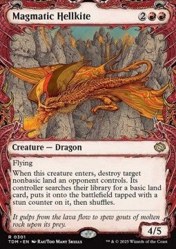 TDM 0301: Magmatic Hellkite (R) Borderless