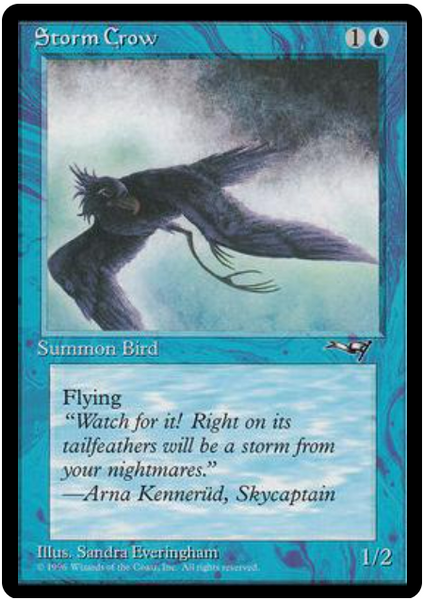 Alliances (U): Storm Crow (Flying Left)