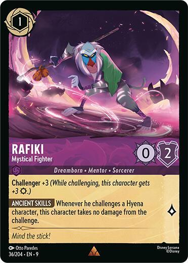 9FAB 036 Rafiki - Mystical Fighter (R)