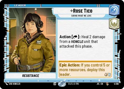 JTL 004/262: Rose Tico, Saving What We Love (C)