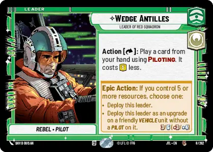 JTL 008/262: Wedge Antilles, Leader of Red Squadron (C)