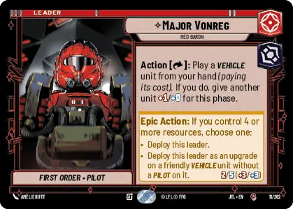 JTL 011/262: Major Vonreg, Red Baron (C)