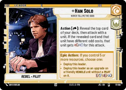 JTL 017/262: Han Solo, Never Tell Me the Odds (S)