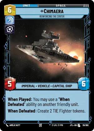 JTL 039/262: Chimaera, Reinforcing the Center (U)