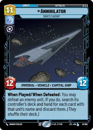 JTL 041/262: Annihilator, Tagge's Flagship (L)