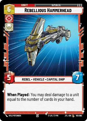 JTL 153/262: Rebellious Hammerhead (C)