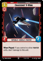 JTL 158/262: Crackshot V-Wing (C)