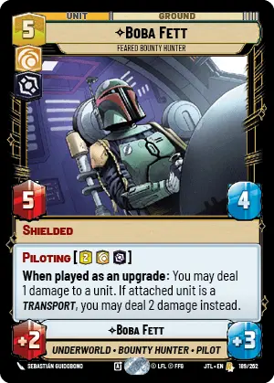 JTL 189/262: Boba Fett, Feared Bounty Hunter (R)