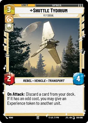 JTL 200/262: Shuttle Tydirium, Fly Casual (S)