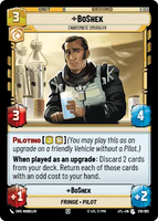 JTL 215/262: BoShek, Charismatic Smuggler (U)