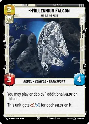 JTL 249/262: Millennium Falcon, Get Out And Push (S)