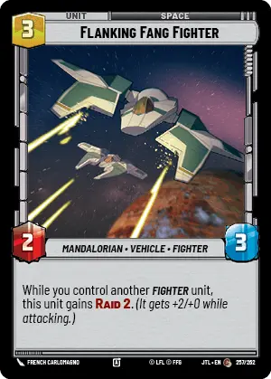 JTL 257/262: Flanking Fang Fighter (C)