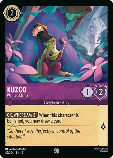 9FAB 049 Kuzco - Wanted Llama (V.1) (C)