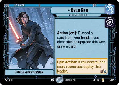 LOF 001: Kylo Ren We're Not Done Yet (R)