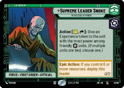 LOF 006: Supreme Leader Snoke, In the Seat of Power (C)