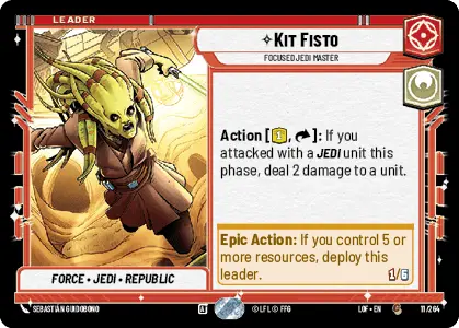 LOF 011: Kit Fisto, Focused Jedi Master (C)