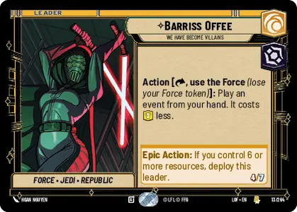 LOF 013: Barriss Offee, We Have Become Villains (R)
