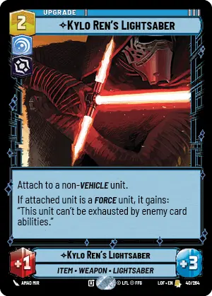 LOF 040: Kylo Ren's Lightsaber (R)