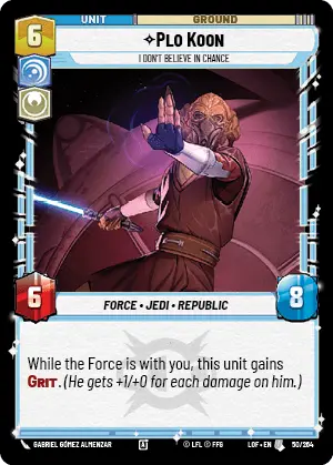 LOF 050: Plo Koon, I Don't Believe in Chance (U)