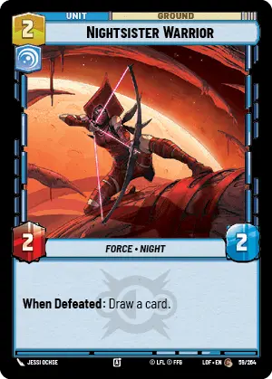 LOF 059: Nightsister Warrior (C)