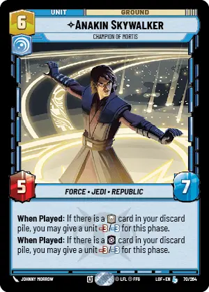 LOF 070: Anakin Skywalker Champion of Mortis (L)