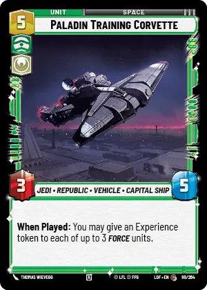 LOF 099: Paladin Training Corvette (C)