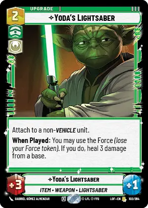 LOF 102: Yoda's Lightsaber (R)