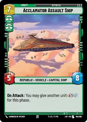 LOF 106: Acclamator Assault Ship (U)