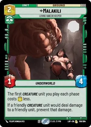 LOF 108: Malakili, Loving Rancor Keeper (R)