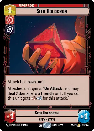 LOF 138: Sith Holocron (R)