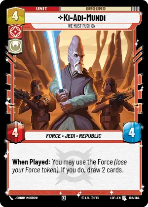 LOF 146: Ki-Adi-Mundi, We Must Push On (U)