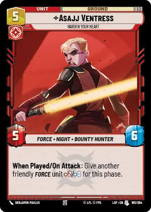 LOF 165: Asajj Ventress, Harden Your Heart (U)